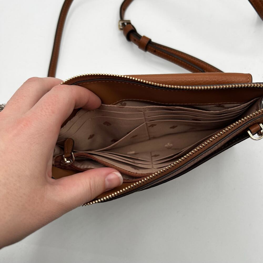 Kate Spade Leila Pebbled Leather Small Crossbody Bag - Picture 6 of 8